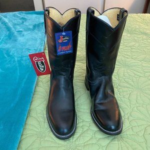 NWT Justin's Black Woman's Cora Style L3703 NWT Size 8